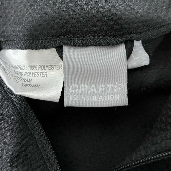 CRAFT Black base layer size L - Picture 2 of 7